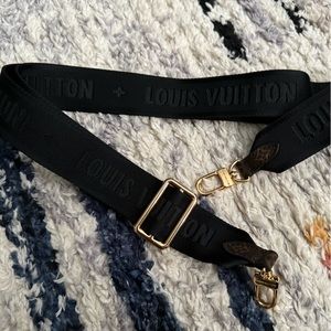 Louis Vuitton Canvas Strap Black